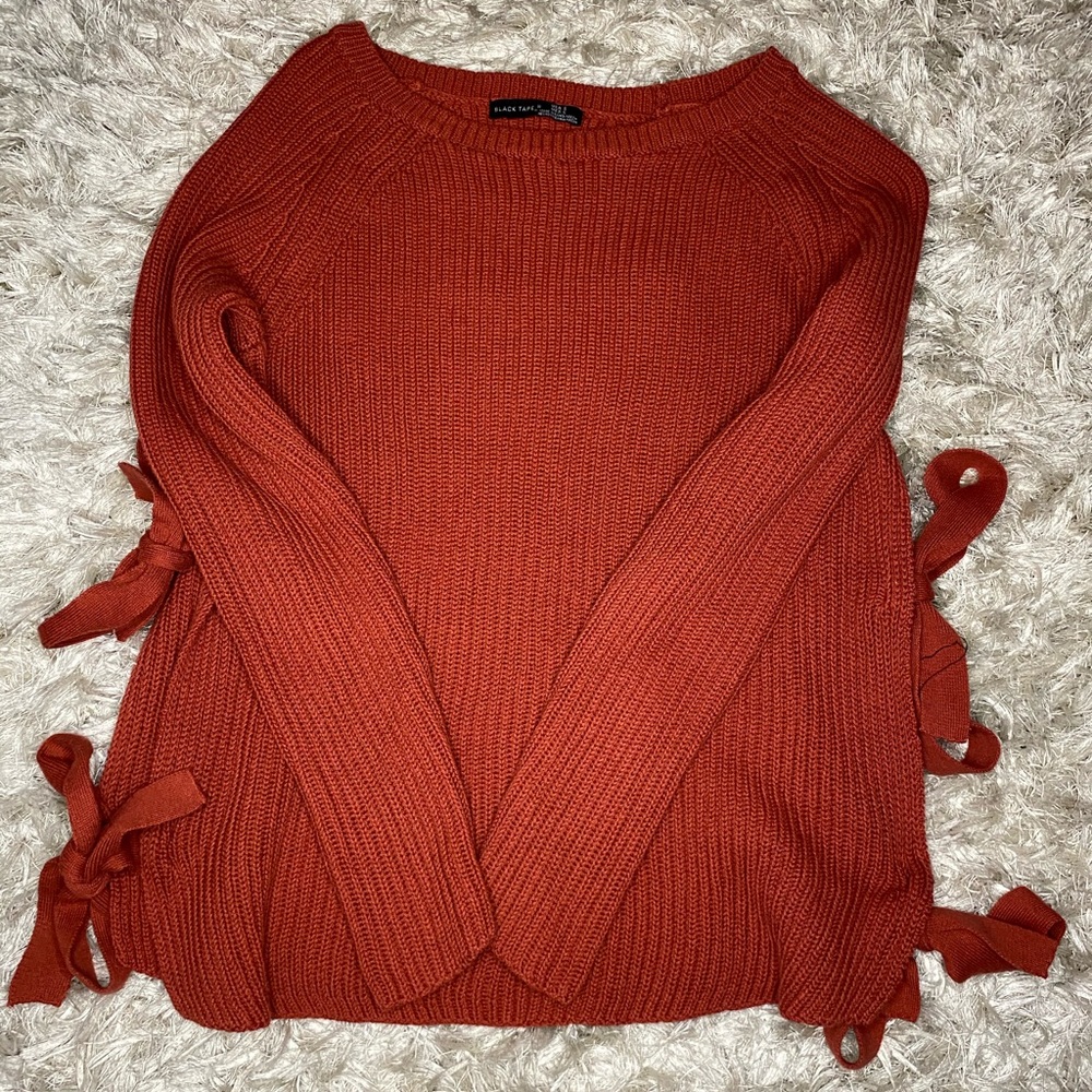 Black Tape Sweater